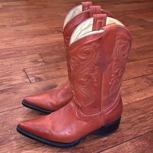 Leather Cowboy Boots